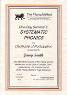 course certificate